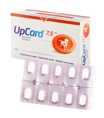 АпКард 7,5 мг диуретик при застойной сердечной недостаточности у собак, 10 таблеток