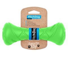 Гантель для апартировки собак PITCHDOG 19 см, диаметр 7 см, салатовая