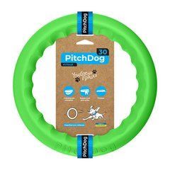 Кольцо для апортировки PITCHDOG диаметр 28см, цвет салатовый