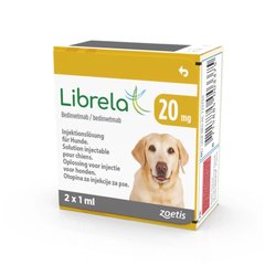 Лібрела при остеоартриті у собак, 2 амп*20 мг