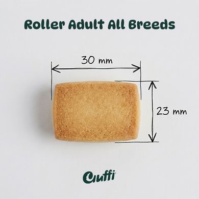 Лакомство для собак Ciuffi Roller Adult All Breeds бисквиты с начинкой из курятины, 500г