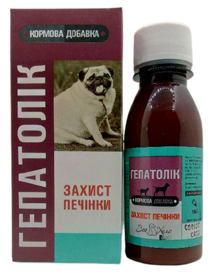 Гепатолік ЗооХелс для собак та котів при захворюваннях печінки, 100 мл
