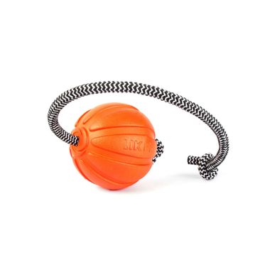 Мячик Лайкер Корд LIKER на шнуре для собак, 5 см