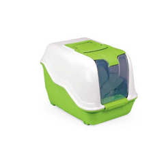 Туалет-бокс з фільтром NETTA MAXI для кішок, 66x49x50 см, зелений
