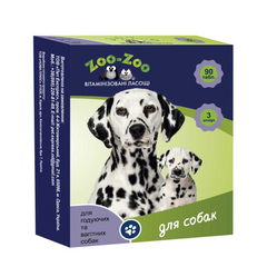 Ласощі вітамінізовані ZOO-ZOO для вагітних та годуючих собак, 90табл