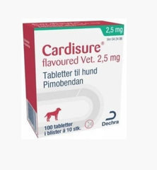 Кардішур 2,5 мг для собак при серцевій недостатності, 10 таблеток