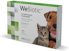 ВиБиотик ТАБ WeBiotic поддержка функции пищеварения у собак и кошек, 30табл.