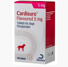 Кардішур 5 мг для лікування серцевої недостатності у собак, 10 таблеток