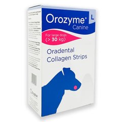 Орозим L Orozyme жевательные полоски для собак больших пород весом от 30 кг.