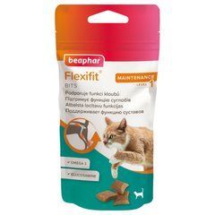 ФлексиФит Битц Beaphar Flexifit Bits подушечки с глюкозамином для суставов кошек, 35г