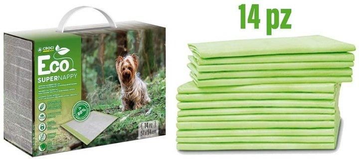 Пеленки абсорбирующие Eco CROCI для собак 57*54 см, 14 шт/уп