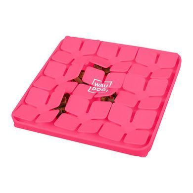 Коврик для поиска корма WAUDOG Silicone розовый, 205*205*17мм