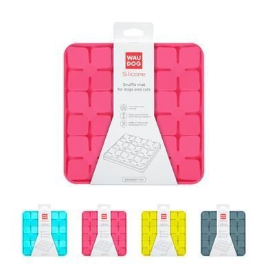 Коврик для поиска корма WAUDOG Silicone розовый, 205*205*17мм