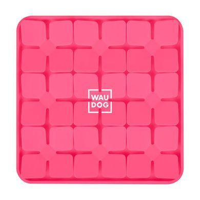Коврик для поиска корма WAUDOG Silicone розовый, 205*205*17мм