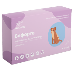 Сефорте 4 мл для собак вагою 20 - 40 кг, 1 піпетка