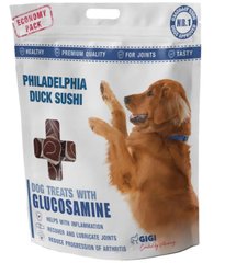 Лакомство Роллы Филадельфия из утки Philadelphia Duck Sushi Gigi для собак, 340г