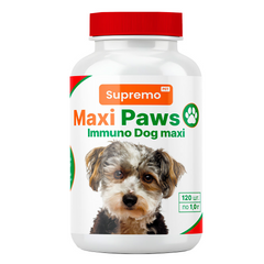 Витамины MAXI PAWS поддержка иммунитета для собак крупных пород, 120 табл