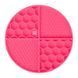 Коврик для слизывания и медленного кормления WAUDOG Silicone розовый, 211*211*30мм