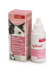 Оптивет Кандиоли средство для чистки области вокруг глаз у собак и кошек, 50 мл