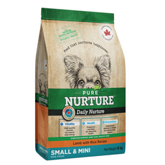 Сухий корм Pure Nurture Daily для дорослих собак малих та дрібних порід з ягням та рисом, 8кг