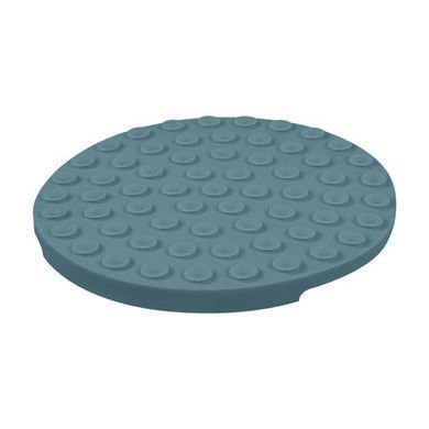 Коврик для слизывания и медленного кормления WAUDOG Silicone серый, 211*211*30мм