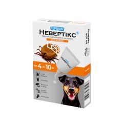 Невертикс Супериум противоклещевые капли на холке для собак весом 4-10 кг, 1 пипетка