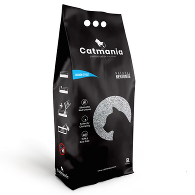 Бентонітовий наповнювач Catmania з карбоновим ефектом, 5л (4,25кг)