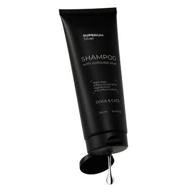 Шампунь СУПЕРИУМ Сильвер универсальный с коллоидным серебром для кошек и собак, 250 мл
