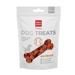 Ласощі Waudog Treats курячі кубики для собак, 100г