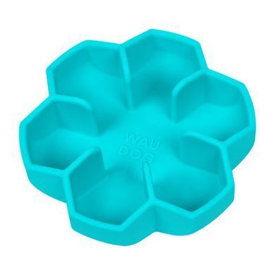Миска для повільного годування WAUDOG Silicone блакитний, 750мл