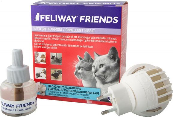 Феливей Френдс антистресс феромон для котов и кошек, диффузор со сменным блоком, 48 мл