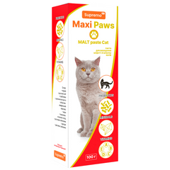Фитопаста MAXI PAWS для вывода шерсти кошек, 100 г