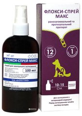 Флокси-спрей Макс дерматологический ранозаживляющий противовоспалительный препарат для собак, кошек, 100 мл