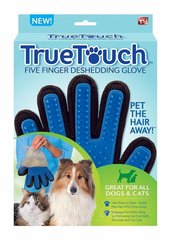 Рукавиця True Tauch для вичісування вовни для собак та котів