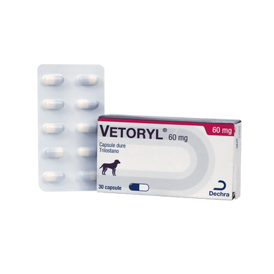 Веторил (трилостан) для собак при синдроме Кушинга, 60 мг