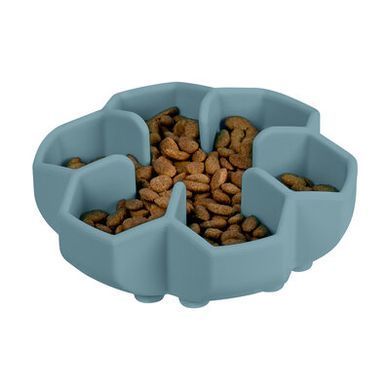 Миска для повільного годування WAUDOG Silicone сірий, 750мл