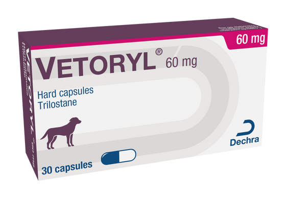 Веторіл (трілостан) для собак при синдромі Кушинга, 60 мг