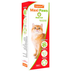 Фитопаста MAXI PAWS мультивитамины для кошек, 100 г