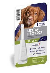 Ультра Протект ULTRA PROTECT капли от блох и клещей для собак весом 10-25 кг, 1 пипетка