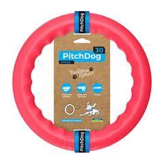 Кольцо для апортировки PITCHDOG диаметр 28см, цвет розовый