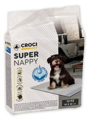 Пелюшки Super Nappy CROCI для собак 60*40 см, 10шт/уп.