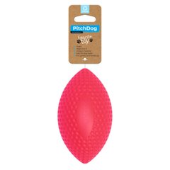 Игровой мяч для апортировки PitchDog, диаметр 9 см, цвет розовый