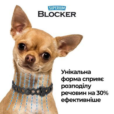 Ошейник Блокер Супериум Blocker противопаразитарный для кошек и собак, 35 см