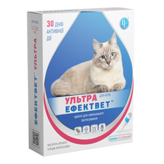 Эффектвет Ультра капли противопаразитарные для кошек, 1 мл, 5 пипеток