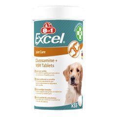 Глюкозамин МСМ Эксель Excel Glucosamine MCM добавка для собак, 55 таблеток