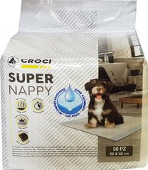 Пелюшки Super Nappy CROCI для собак 60*40 см, 50шт/уп.