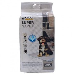 Пелюшки Super Nappy CROCI для собак 90*60 см, 50шт/уп.