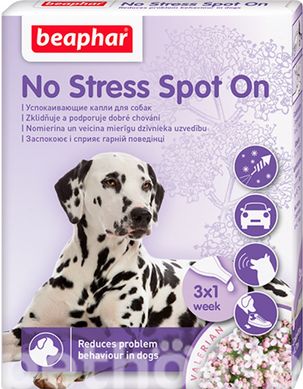 Антистрес No Stress Spot On Beaphar краплі для собак, 3піп