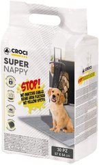 Пелюшки Super Nappy Croci з активованим вугіллям для собак 57*54 см, 30шт/уп.