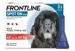 Фронтлайн Спот-он XL краплі від бліх та кліщів для собак від 40 до 60 кг, 3 піпетки